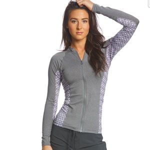 Rip Curl Trestles Long Sleeve Front Zip Rashguard